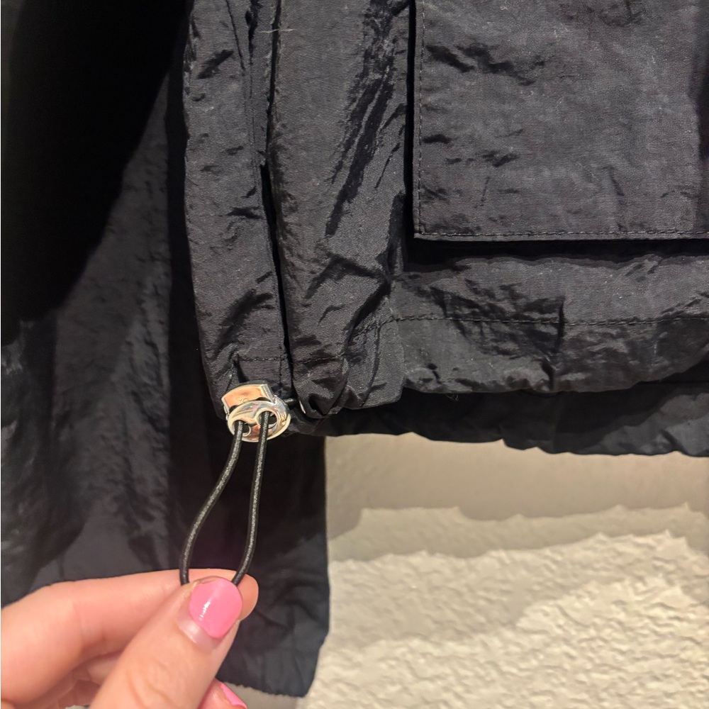 Love Tree Black Utility Jacket with Drawstring - Picture 3 of 4